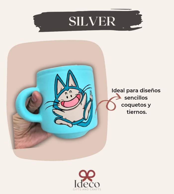 Puar - Mug Pintado Personalizado - SILVER
