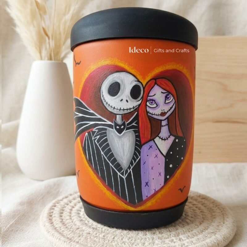 Jack y Sally - Mug Pintado Personalizado - PLATINUM